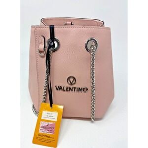 NWT Valentino By Mario Valentino Babou Leather Bucket Bag